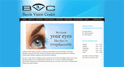 Desktop Screenshot of barrievisioncentre.com